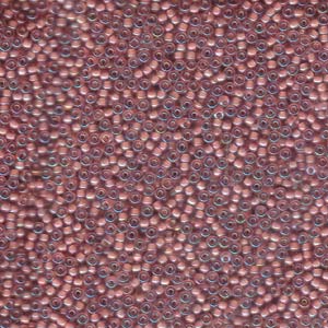 11/0 Miyuki Seed Beads - 25g Bag – Cinnamon Lined Crystal Luster - Colour 337