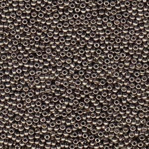 11/0 Miyuki Seed Beads - 25g Bag - Duracoat Galvanised Pewter - Colour 4222