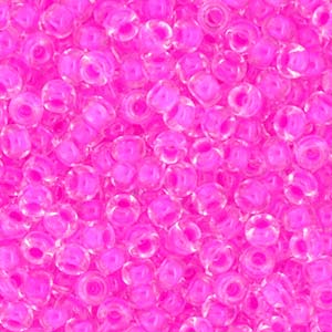 11/0 Miyuki Seed Beads - 25g Bag – Luminous Hot Magenta - Colour 4302