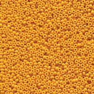 11/0 Miyuki Seed Beads - 25g Bag – Duracoat Opaque Light Squash – Colour 4453