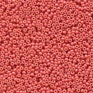 11/0 Miyuki Seed Beads - 25g Bag – Duracoat Opaque Dyed Rose - Colour 4464