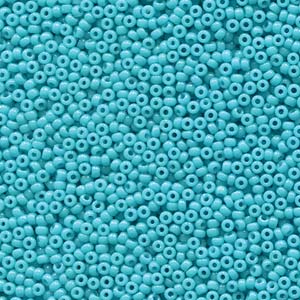 11/0 Miyuki Seed Beads - 25g Bag – Duracoat Opaque Dyed Ocean - Colour 4480