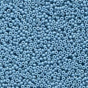 11/0 Miyuki Seed Beads - 25g Bag – Duracoat Opaque Dyed Faded Denim - Colour 4482