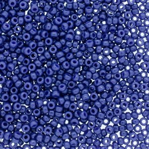 11/0 Miyuki Seed Beads - 25 gram Bag – Duracoat Opaque Navy Blue - Colour 4493