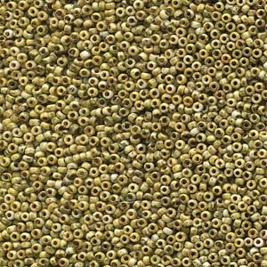 15/0 Miyuki Seed Beads - 5g Bag – Picasso Opaque Yellow - Colour 4512