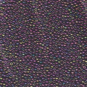 11/0 Miyuki Seed Beads - 25g Bag - Metallic Raspberry - Colour 0460