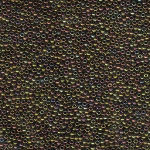 11/0 Miyuki Seed Beads - 25g Bag – Metallic Gold Iris - Colour 462