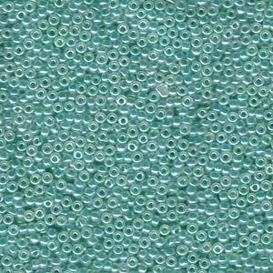 11/0 Miyuki Seed Beads - 25g Bag – Ceylon Aqua Green - Colour 536