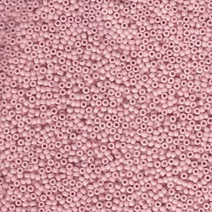 11/0 Miyuki Seed Beads - 25g Bag – Matte Opaque Lt Rose - Colour 2024