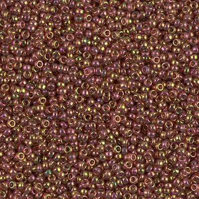 11/0 Miyuki Seed Beads - 25g Bag – Rose Gold Luster – Colour 301