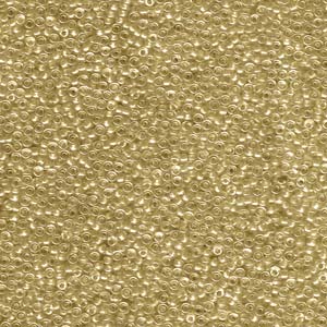 15/0 Miyuki Seed Beads - 5g Bag – Sparkle Gold Lined Crystal - Colour 1522