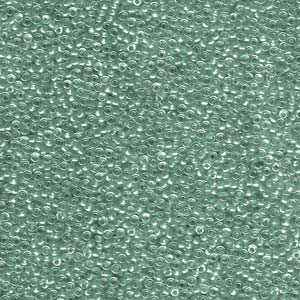 15/0 Miyuki Seed Beads - 5g Bag – Sparkle Teal Lined Crystal - Colour 1555