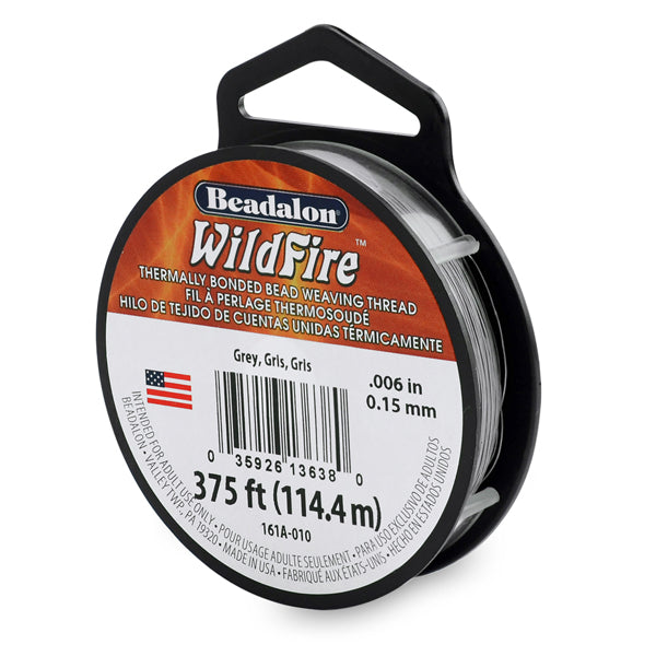 Wildfire 0.15mm Diameter - 50 Yard Spool - Grey