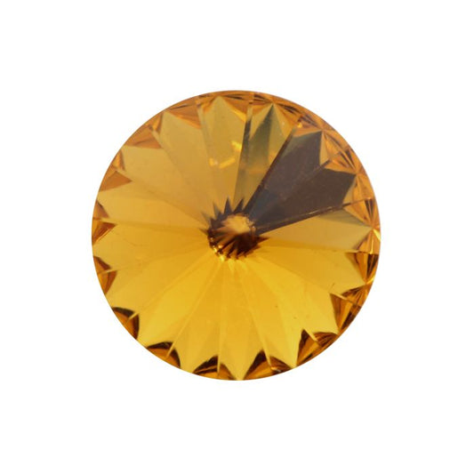 Preciosa Rivoli 14mm  – Topaz