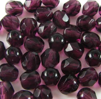 4mm Czech Fire Polish – 20080 – Amethyst x 100