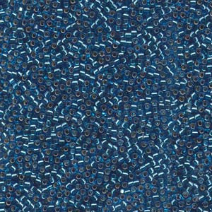 11/0 – Miyuki Delica - 5g Bag – Silver Lined Aquamarine – DB0149