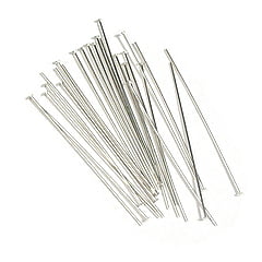 3 inch sterling silver headpins - 22 Guage – Each