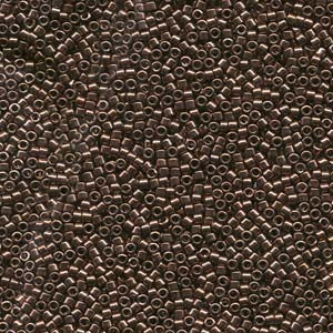 11/0 – Miyuki Delica - 5g Bag  – Nickel Plated Dyed Rose Gold – DB0460