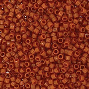 11/0 – Miyuki Delica - 5g Bag - Duracoat Opaque Sienna – DB2109