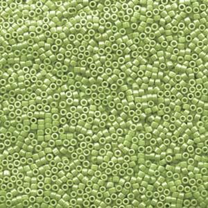 11/0 – Miyuki Delica - 5g Bag – Opaque Avocado Luster – DB1566