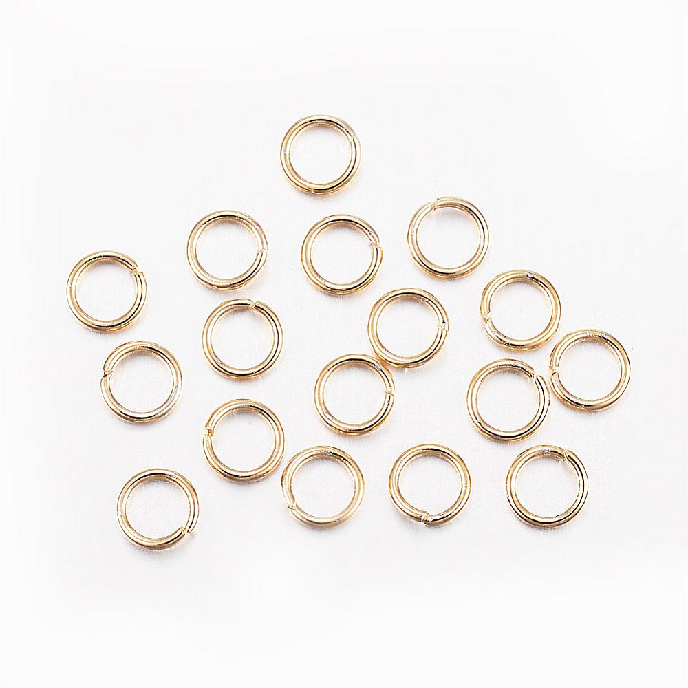 18k Gold Plated - 4mm Open Jump Rings – Approx 30 (1.5g bag)