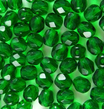 6mm Czech Fire Polish – 50140 – Chrysolite x 100