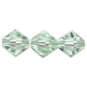 4mm Preciosa Bicones - Chrysolite - Pack of 30