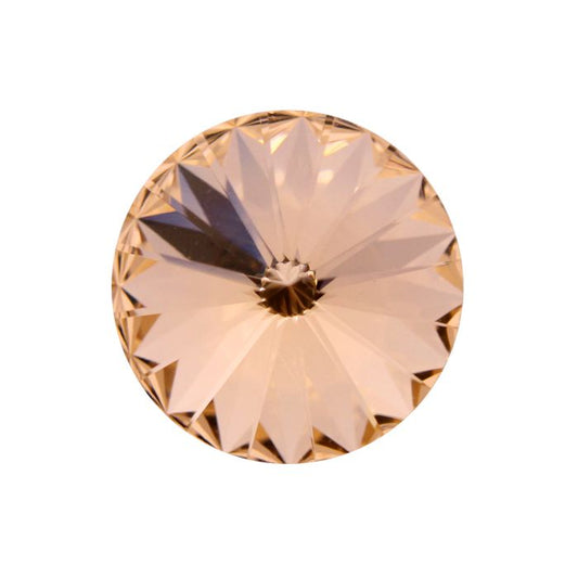 Preciosa Rivoli 12mm - Light Peach
