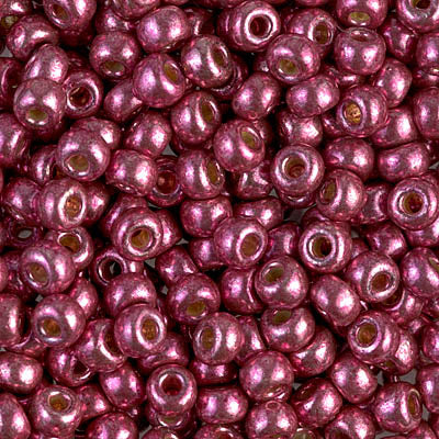 6/0 Miyuki Seed Beads - 25g Bag – Galvanized Magneta - Colour 4219