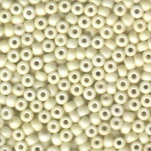 8/0 Miyuki Seed Beads - 25g Bag – Matte Opaque Cream - Colour 92021