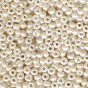 6/0 Miyuki Seed Beads - 25g Bag – Ivory Pearl Ceylon - Colour 591
