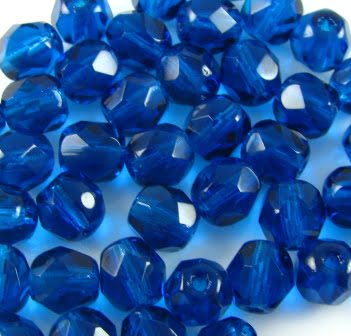 4mm Czech Fire Polish – 60080 – Capri Blue x 100