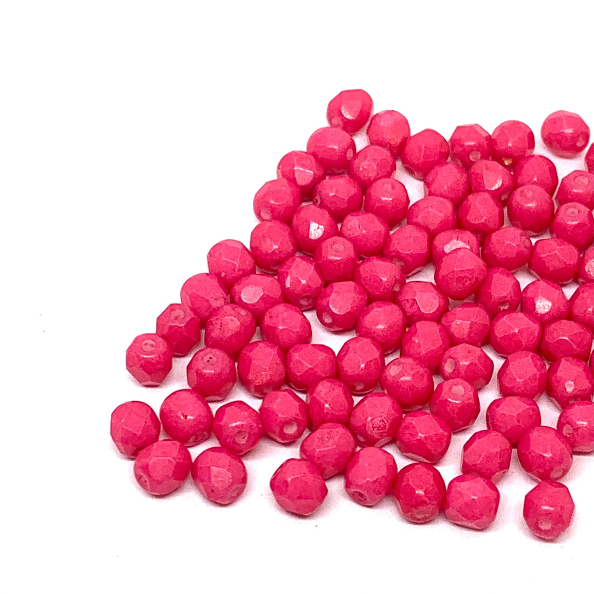 4mm Czech Fire Polish – 02010-33274 Intensive Strawberry x 100