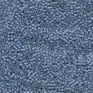 11/0 – Miyuki Delica - 5g Bag – Matte Metallic Light Grey Blue – DB0376