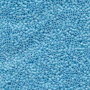 11/0 – Miyuki Delica - 5g Bag – Opaque Turquoise AB – DB0164