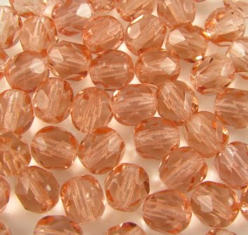 4mm Czech Fire Polish – 70110 – Light Rosaline x 100