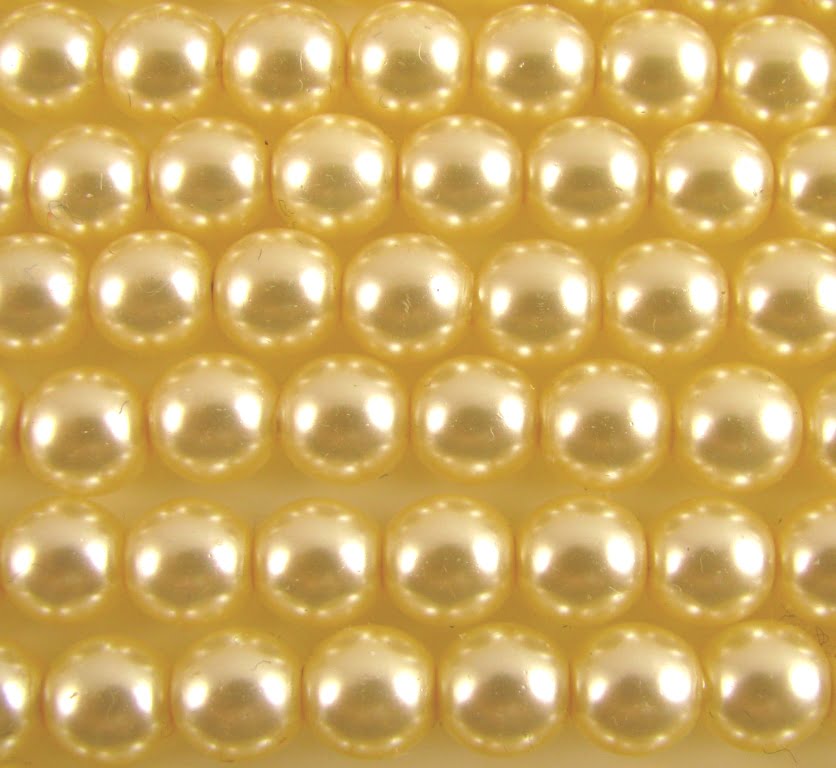2mm Czech Round Glass Pearl Pack of 100 – 70414 – Cream