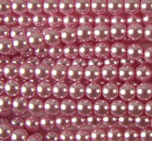 2mm Czech Round Glass Pearl Pack of 100 – 70427 – Ballerina