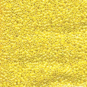 11/0 – Miyuki Delica - 5g Bag – Opaque Canary AB – DB1572
