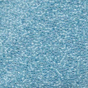 11/0 – Miyuki Delica - 5g Bag –  Lined Sky Blue AB – DB0057