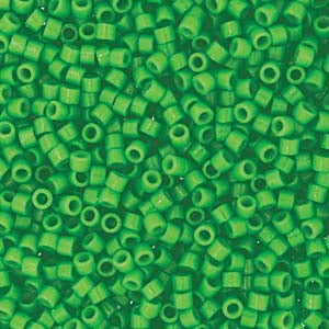 11/0 – Miyuki Delica - 5g Bag – Duracoat Opaque Fiji Green – DB2126