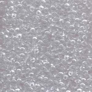 8/0 Miyuki Seed Beads - 25g Bag – Crystal - Colour 131