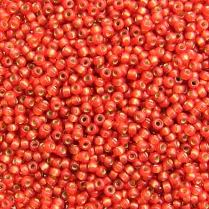 11/0 Miyuki Seed Beads - 25g Bag -Duracoat S/L Watermelon - Colour 4234