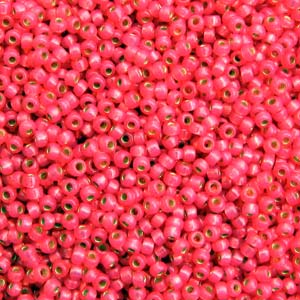 11/0 Miyuki Seed Beads - 25g Bag - Duracoat S/L Hot Pink - Colour 4239