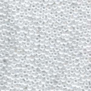 250g Wholesale Pack – 8/0 Miyuki Seed Beads – White Ceylon - 528