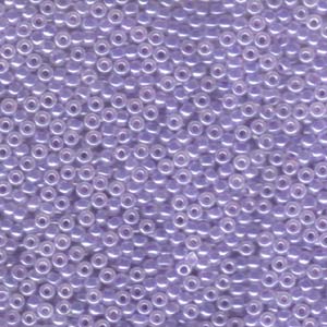 8/0 Miyuki Seed Beads - 25g Bag – Lilac Ceylon - Colour 538