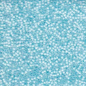 11/0 – Miyuki Delica - 5g Bag –  Lined Aqua Mist – DB0078