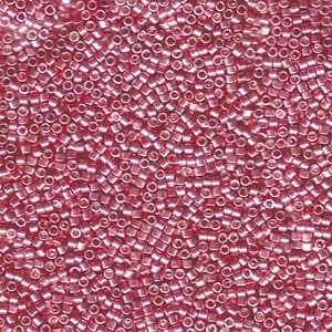 11/0 – Miyuki Delica - 5g Bag – Galvanised Pink Blush – DB0435