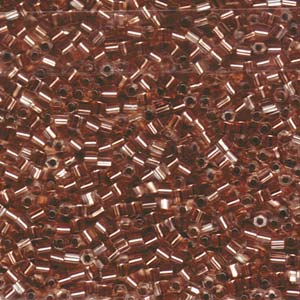 Miyuki Hex Cut 8/0 - 10g Bag - Copper Lined Crystal