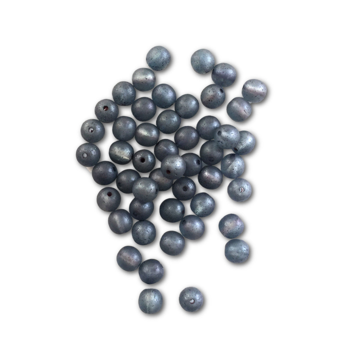 Jablonex Recycled - 8mm Bubbles - Matte Night Blue - Pack of 25